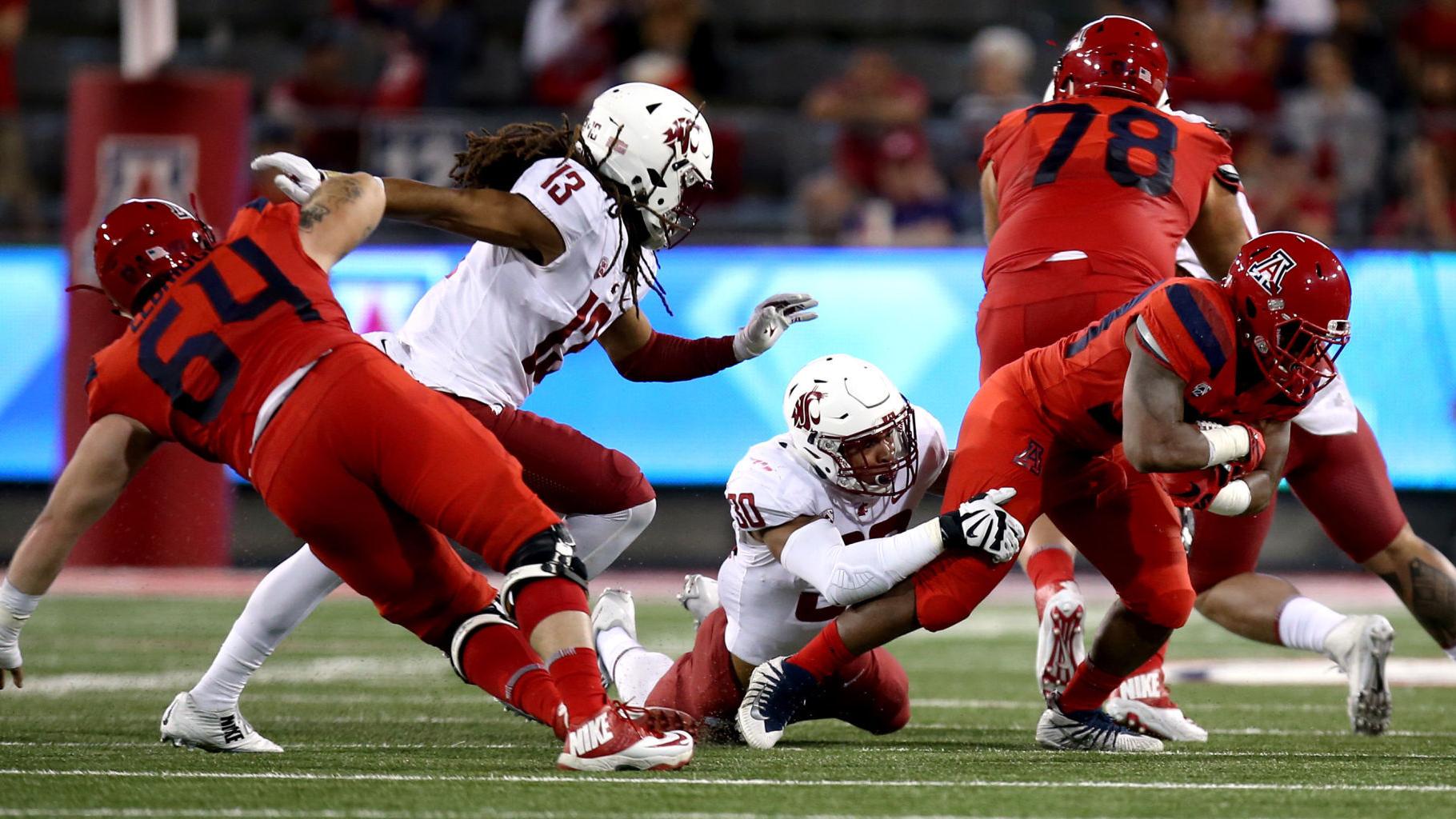 While Arizona’s offense piles up points and yards, Wildcats’ offensive line pitches a shutout